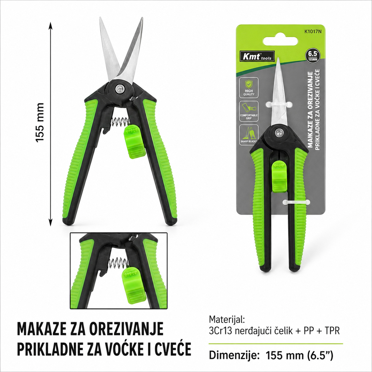 KMT Dvobojni l tip makaze za orezivanje 501714