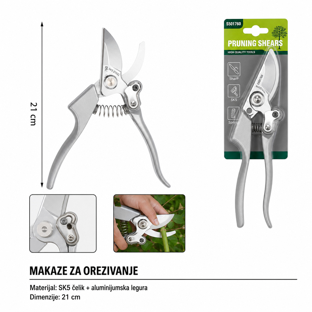 KMT Od aluminijumske legure makaze za orezivanje 501760