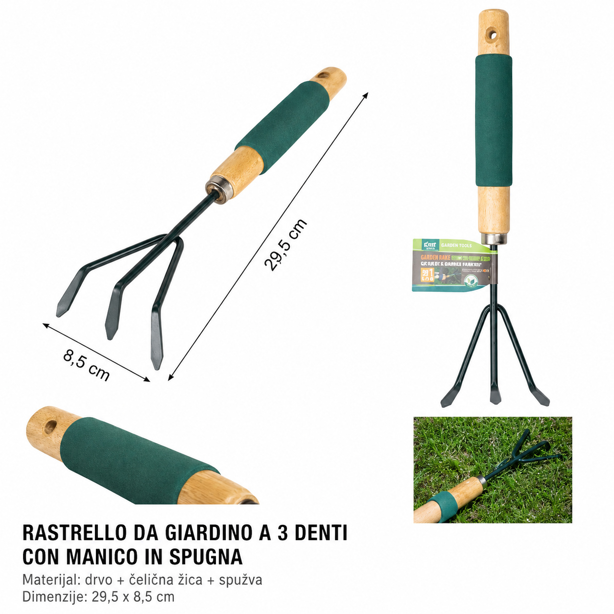 KMT Sunđerasti drvena drška 501764