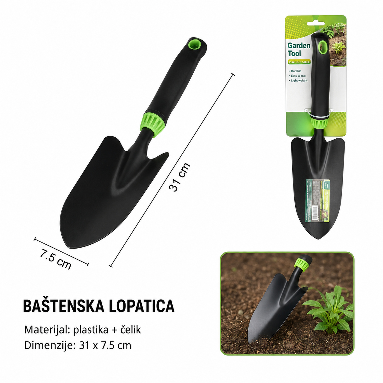 KMT Dvobojni drška velika lopatica 501773