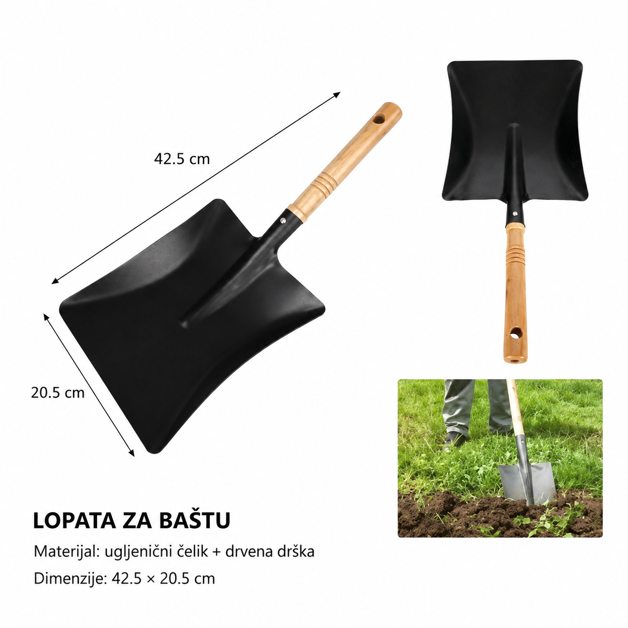 KMT Veliki lopatica za pepeo 501806