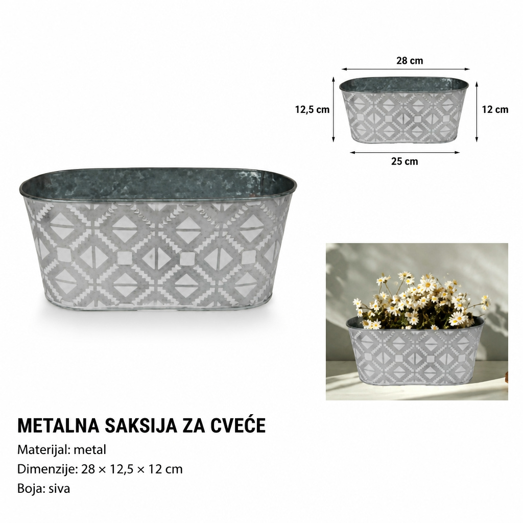 KMT Serija torba za plažu okrugli plastični saksija 502100