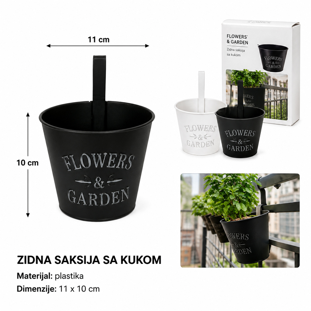 KMT Daska za surfovanje sa plastični saksija mala 502104