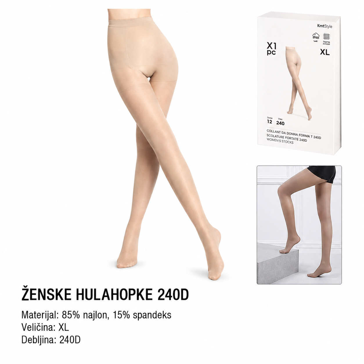 KMT 20D kuke metalna kuka T premium božićna čarapa t premium uvećana 502144