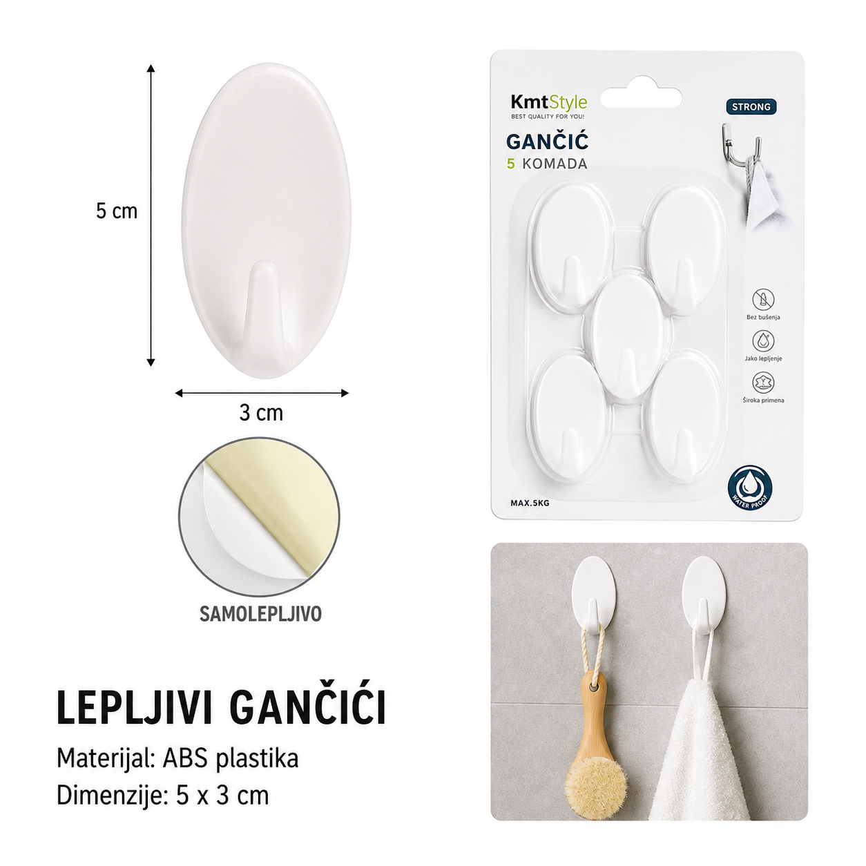 KMT Od nerđajućeg čelika ovalni 5200264