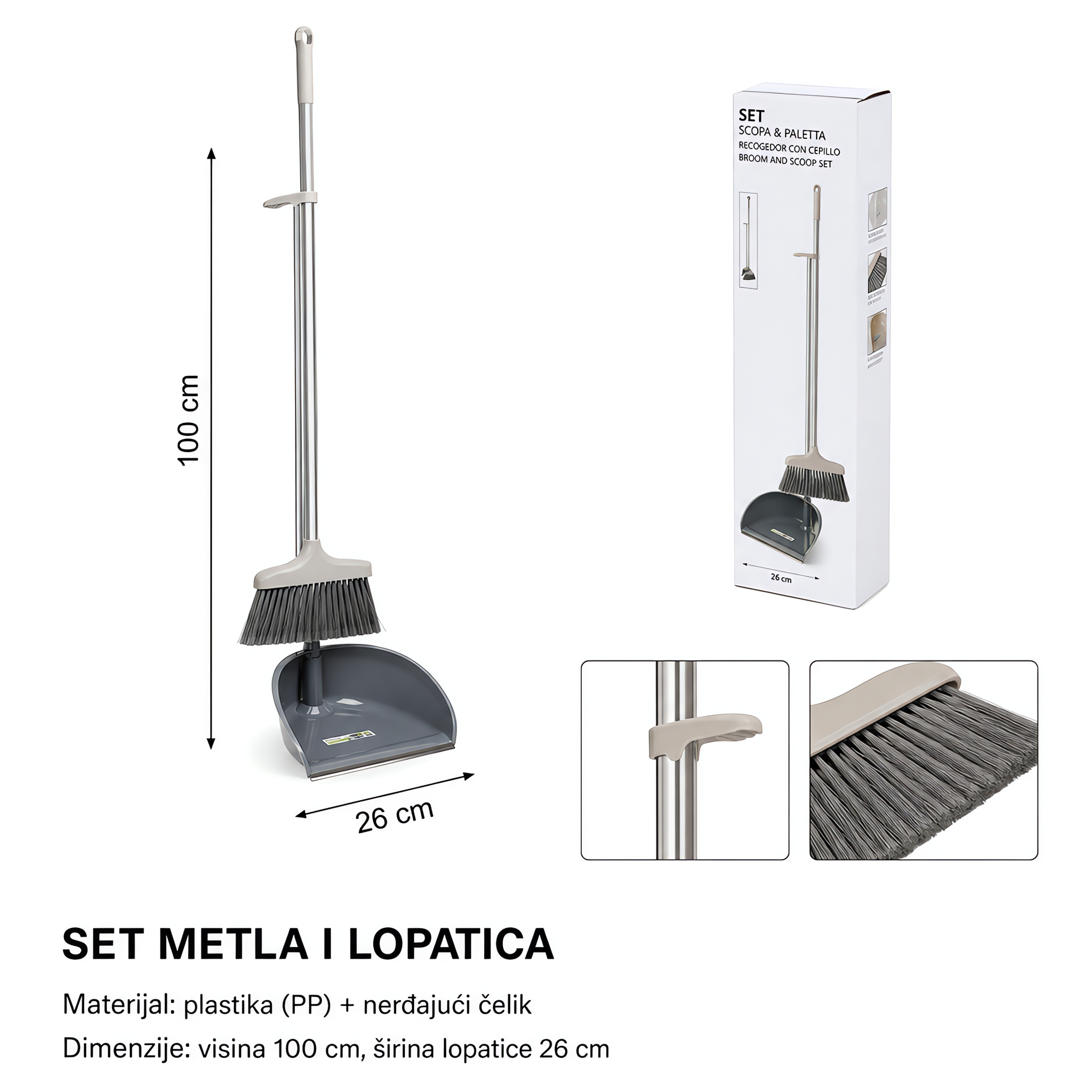 KMT Sklopivi set metle 5200429