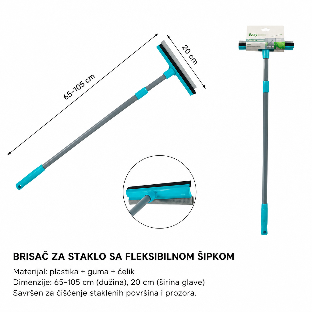 KMT Drška stakleni strugač četka teleskopska 5200508