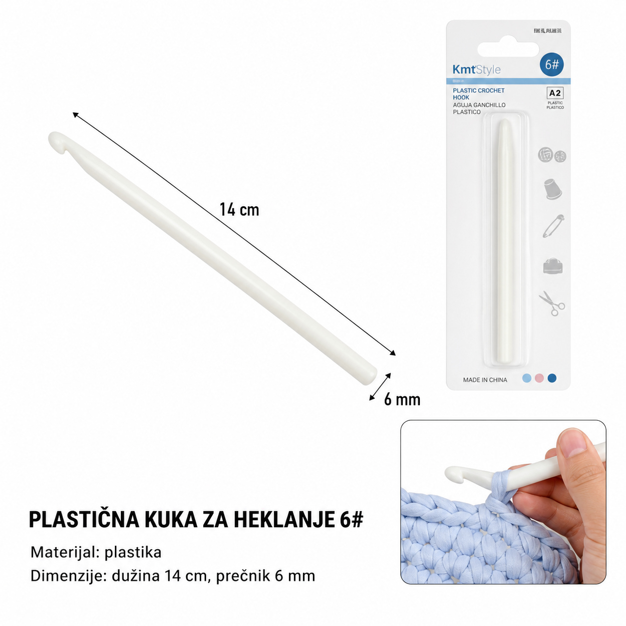 KMT Kuke plastični kuka igle 5200855