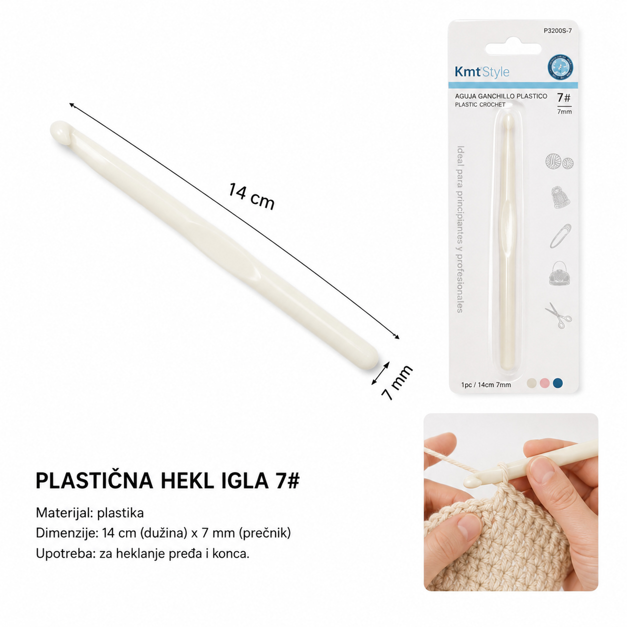 KMT Kuke plastični kuka igle 5200856