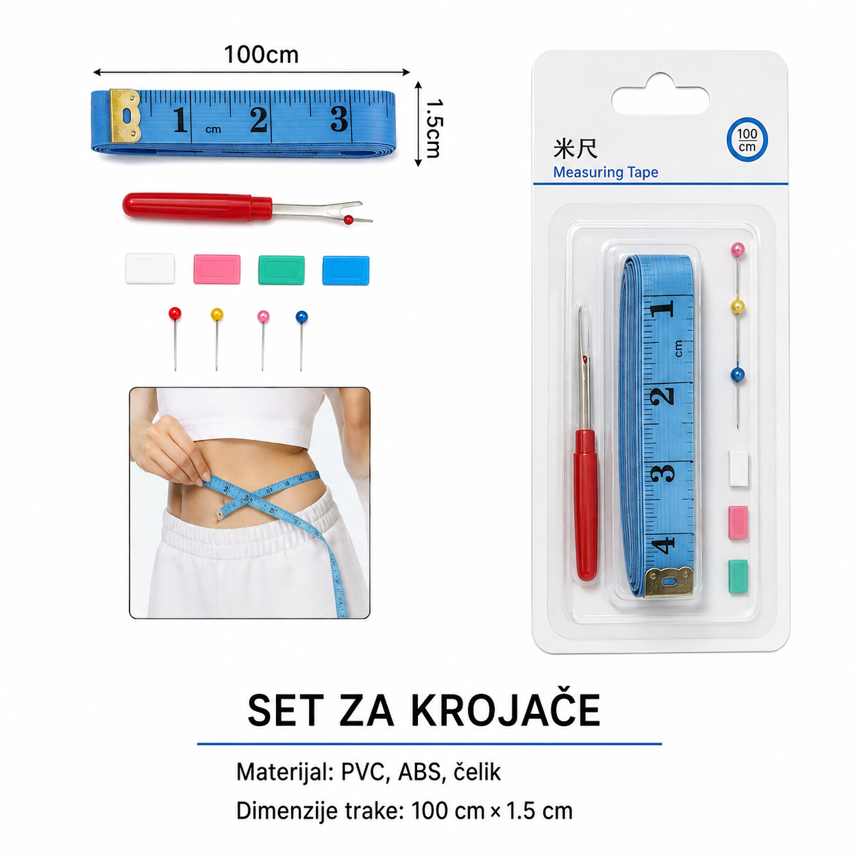 KMT Merna traka od fiberglasa nož set 5200946