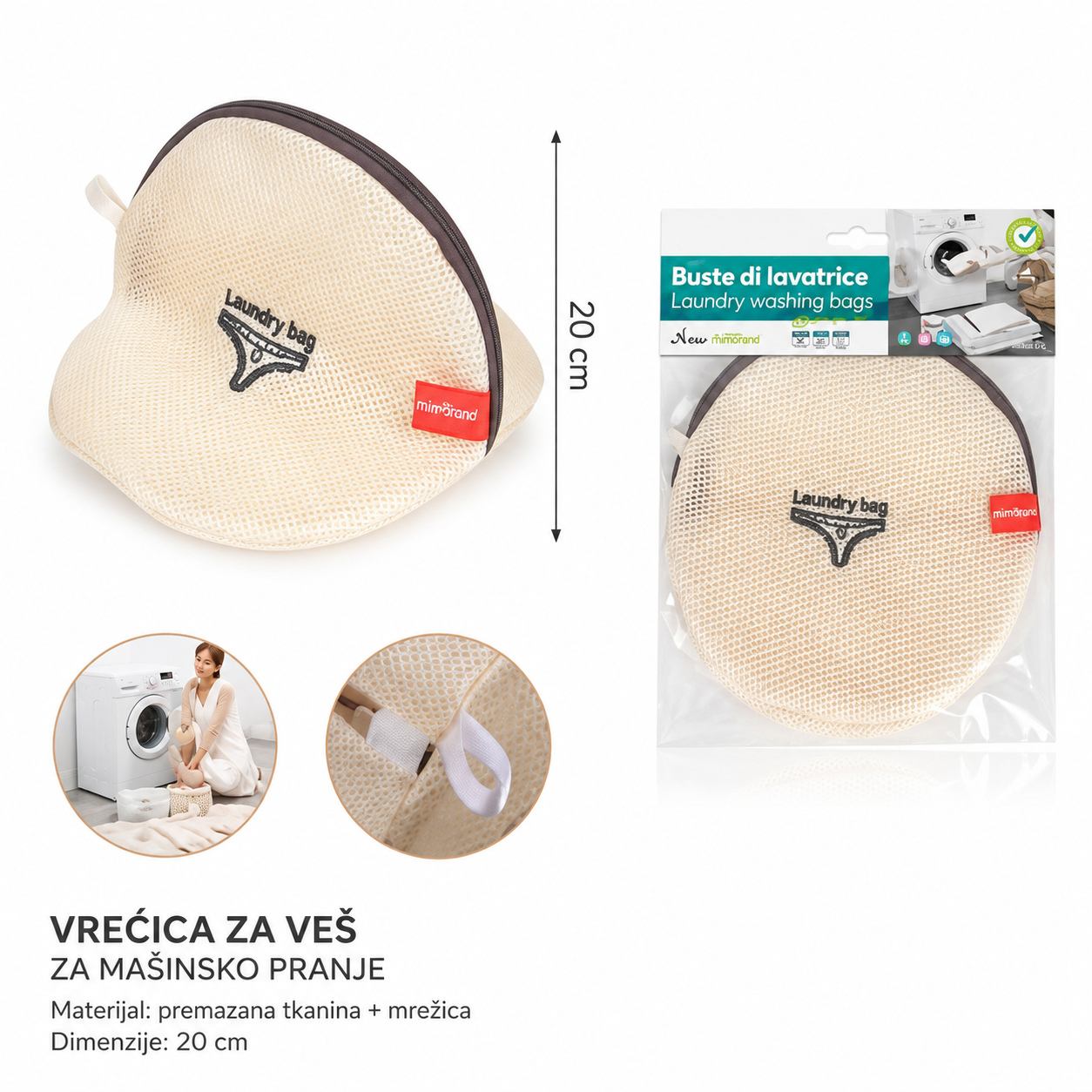 KMT Zadebljana tip polica iznad veš mašine vreća pantalone 5200973