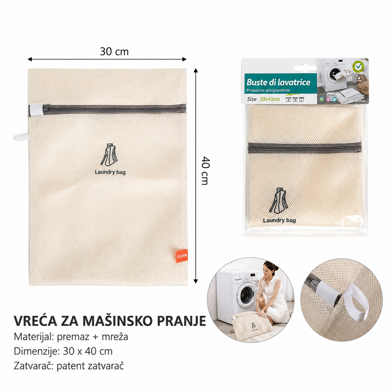 KMT Zadebljana tip polica iznad veš mašine vreća 5200975