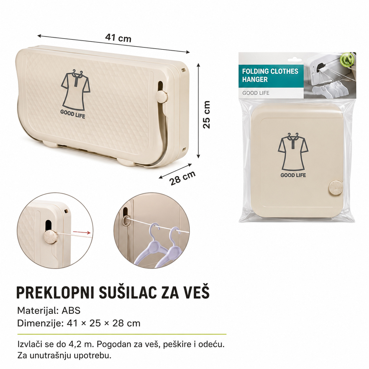 KMT Zadebljana tip polica iznad veš mašine vreća 5200976