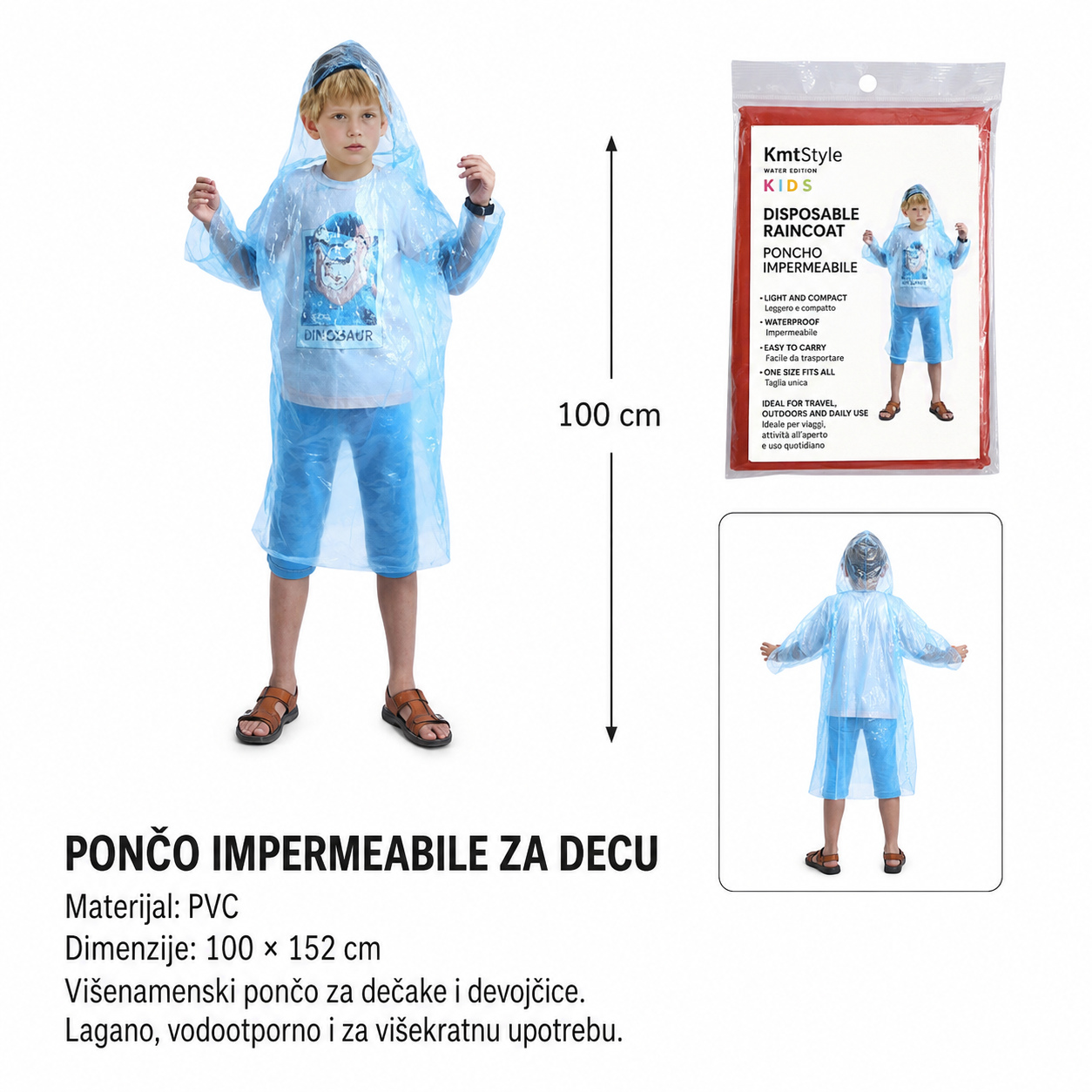 KMT Peškir za plažu mali jednokratna kabanica 5201306