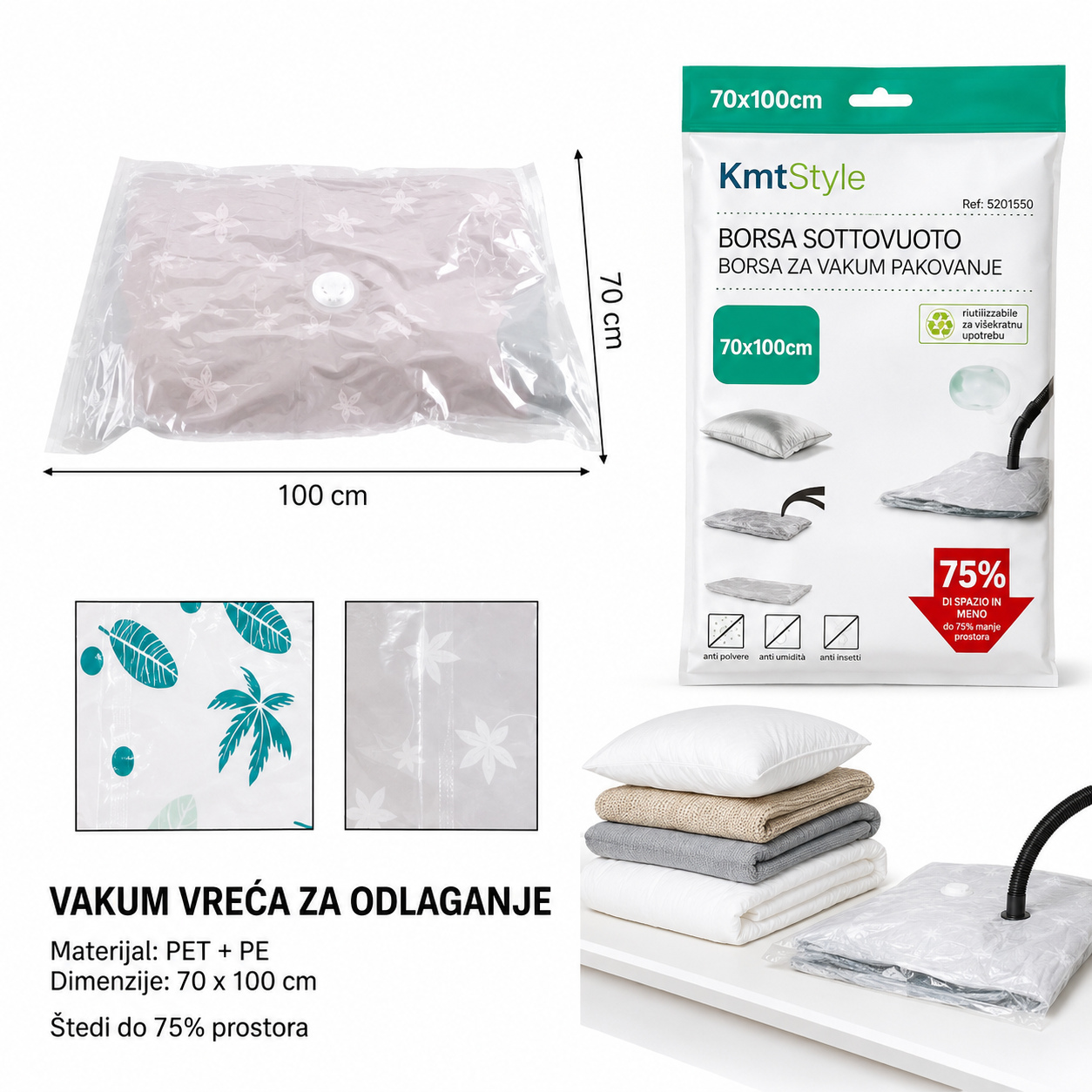 KMT Kuke torba providni sa štampanim dezenom 5201550