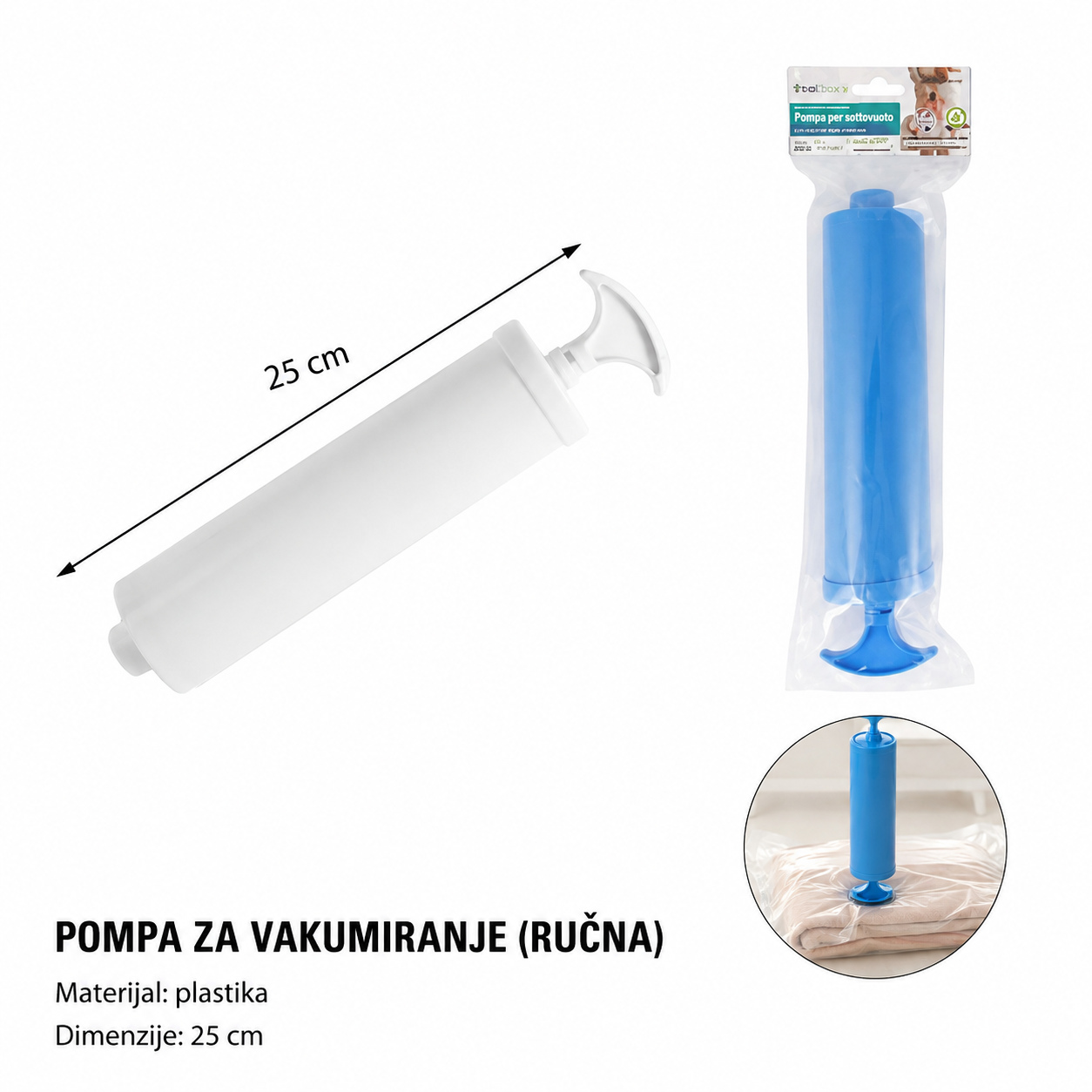 KMT Kuke torba providni ručna vakuumska pumpa 5201561