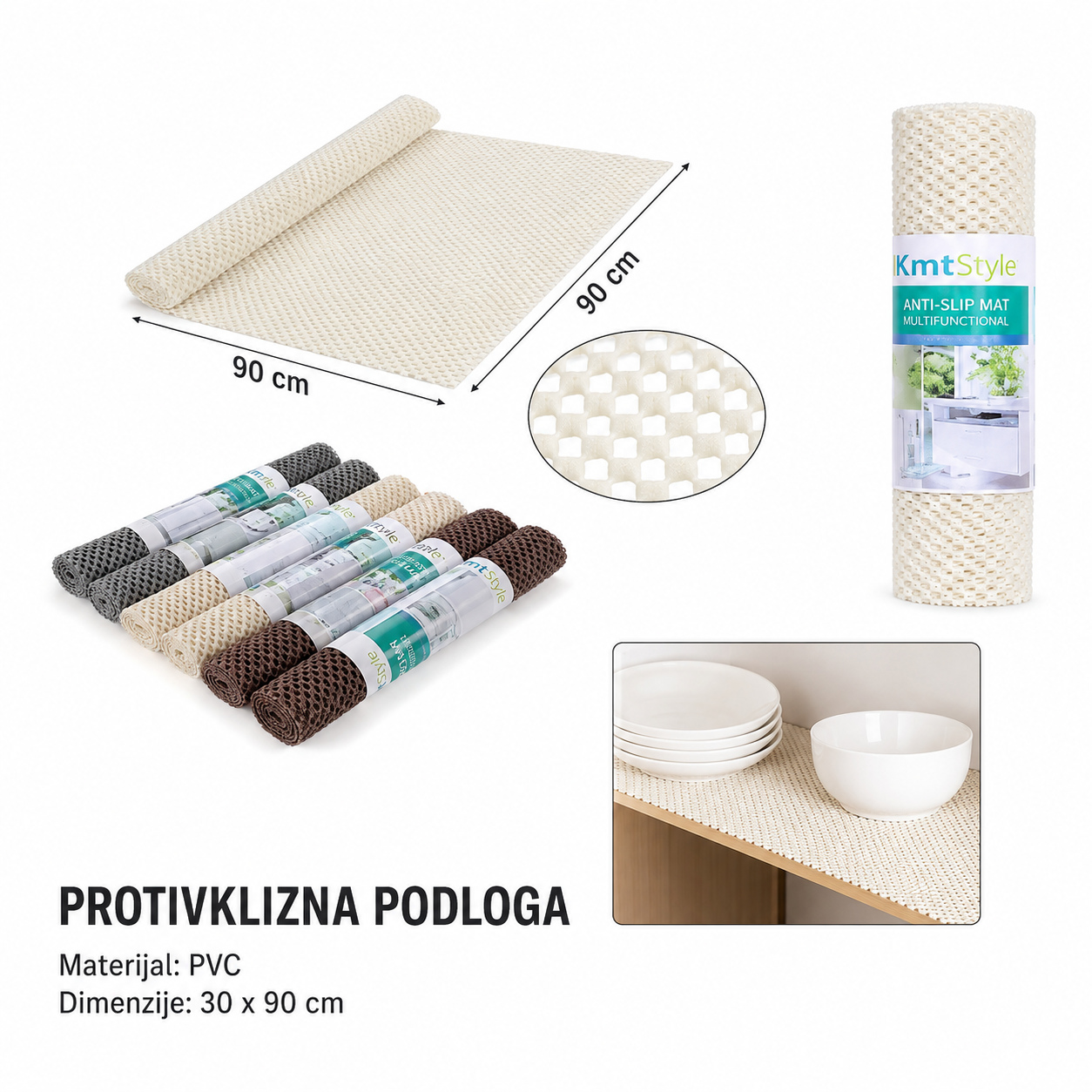 KMT Pvc vodootporni traka protiv protivklizna podloga za sudoperu 5201742