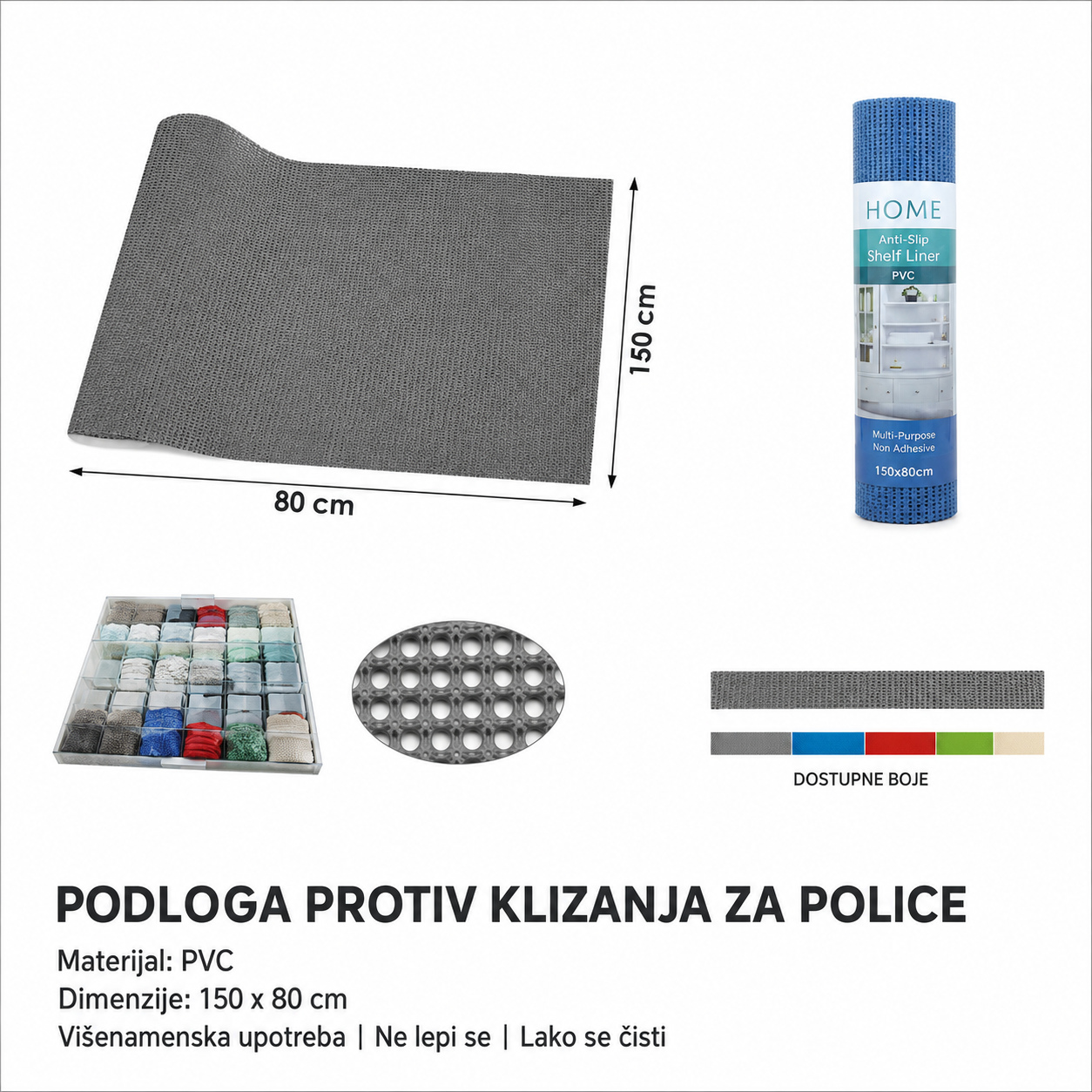 KMT Pvc vodootporni traka protiv protivklizna podloga za sudoperu 5201746