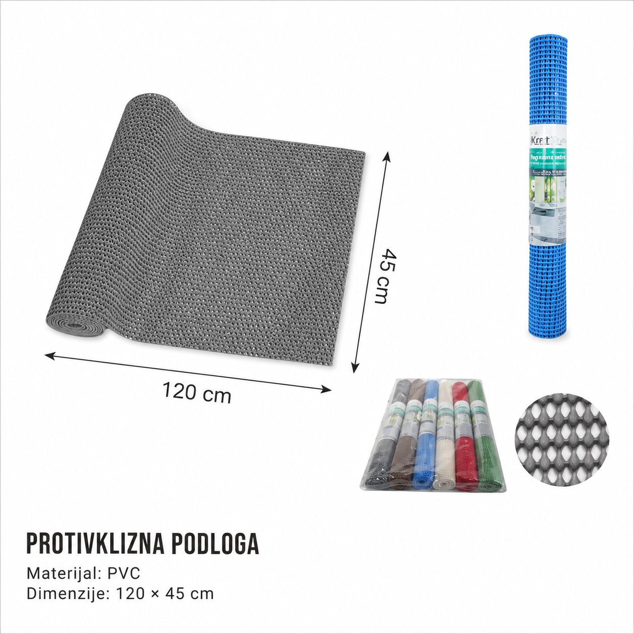 KMT Pvc vodootporni traka protiv protivklizna podloga za sudoperu 5201748