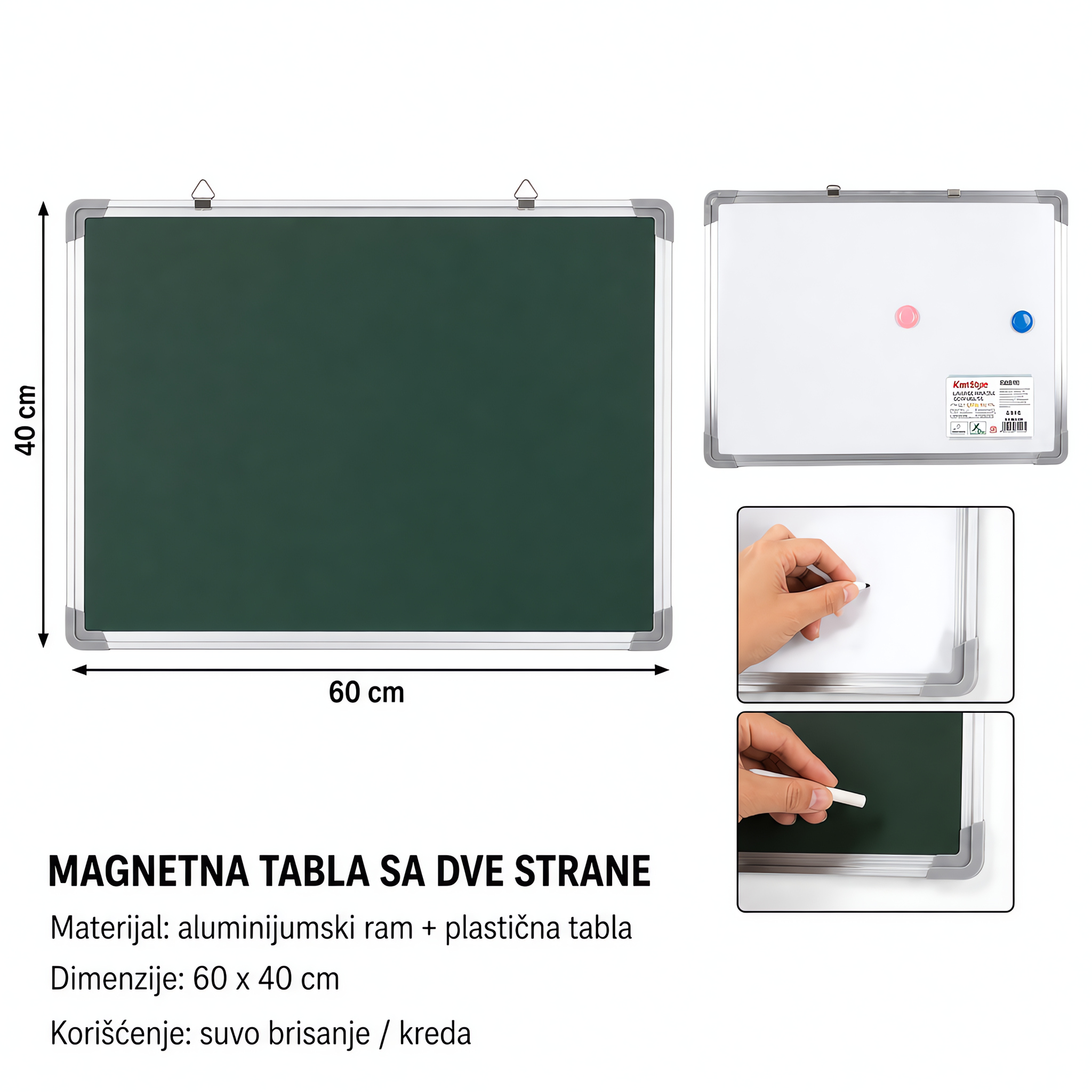 KMT Dvostrana tabla za pisanje 5202143