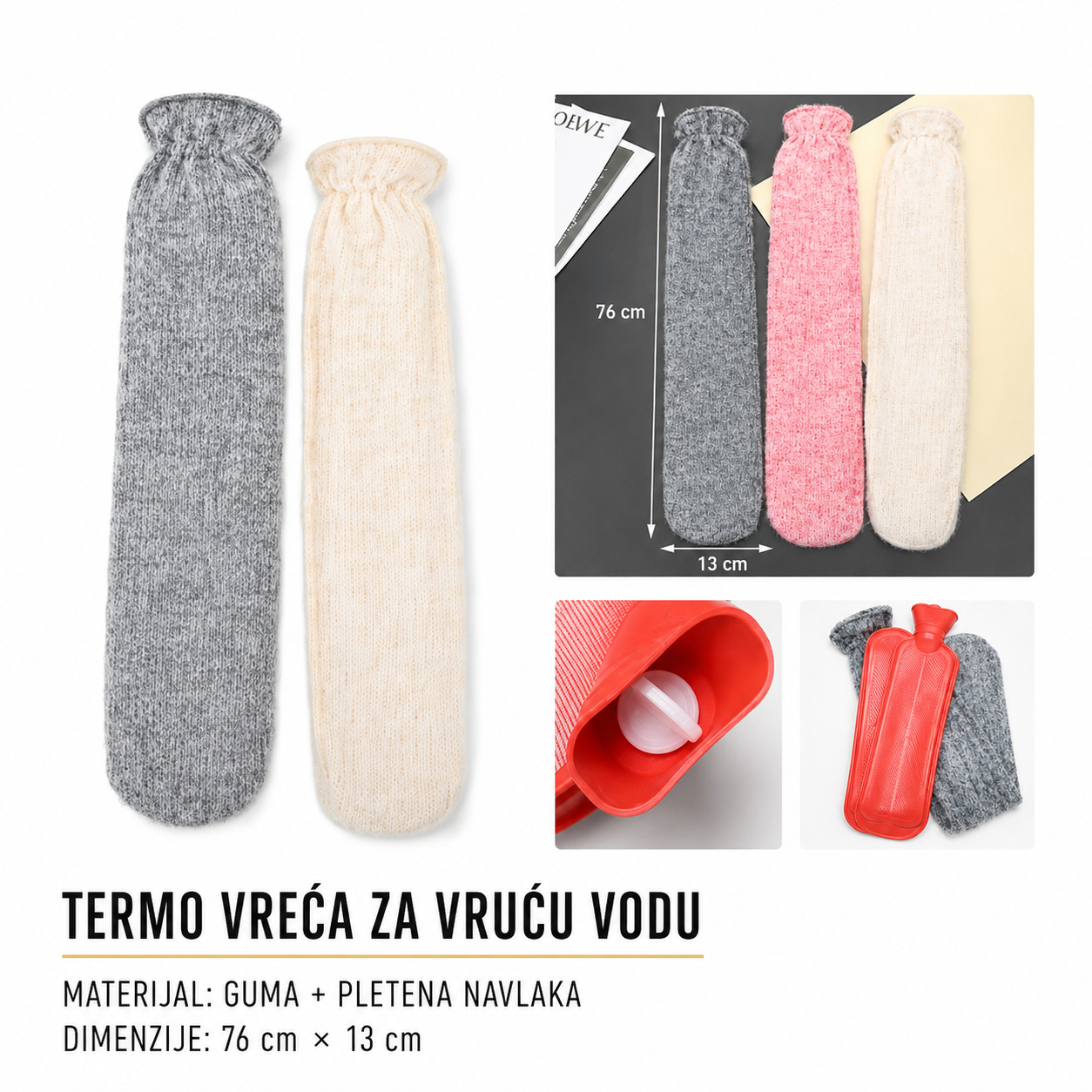 KMT Za gumeni termofor plišani + gumeni termofor plišani 5202514