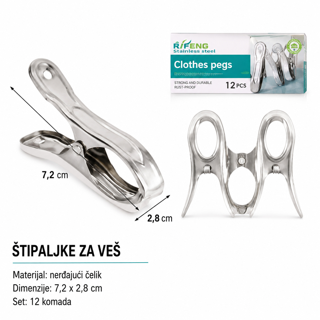 KMT Od nerđajućeg čelika 5202651