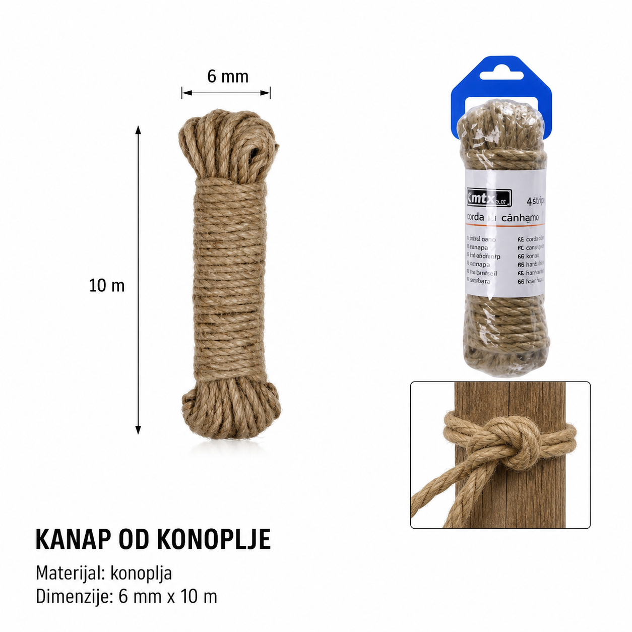 KMT Kanap od jute 5302203