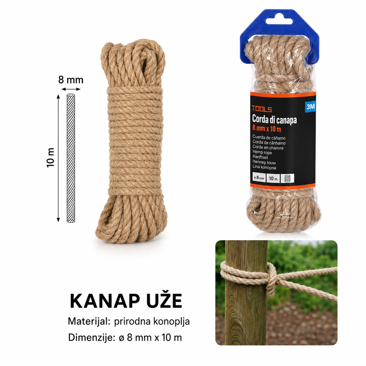 KMT Kanap od jute 5302206