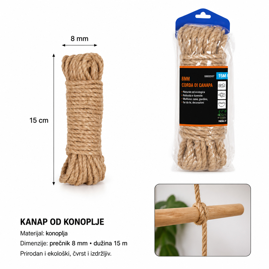 KMT Kanap od jute 5302207
