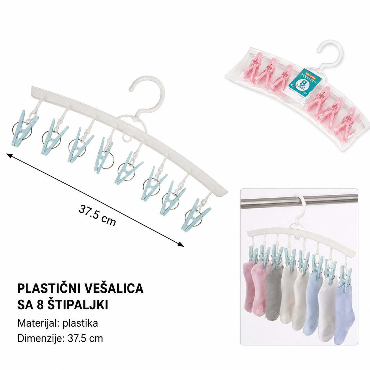 KMT Plastična vešalica 5402073