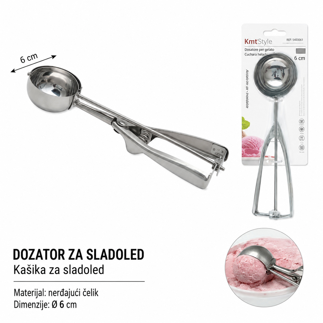 KMT Kašika za sladoled 5403061