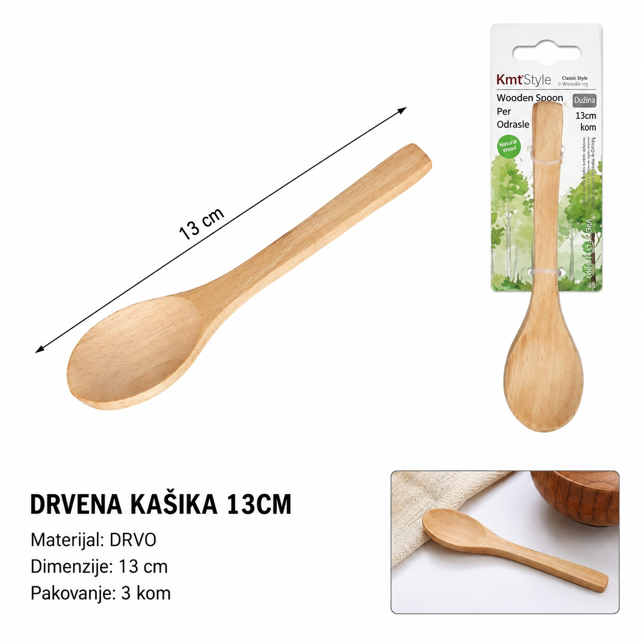KMT Drveni viseći ukras 5403296