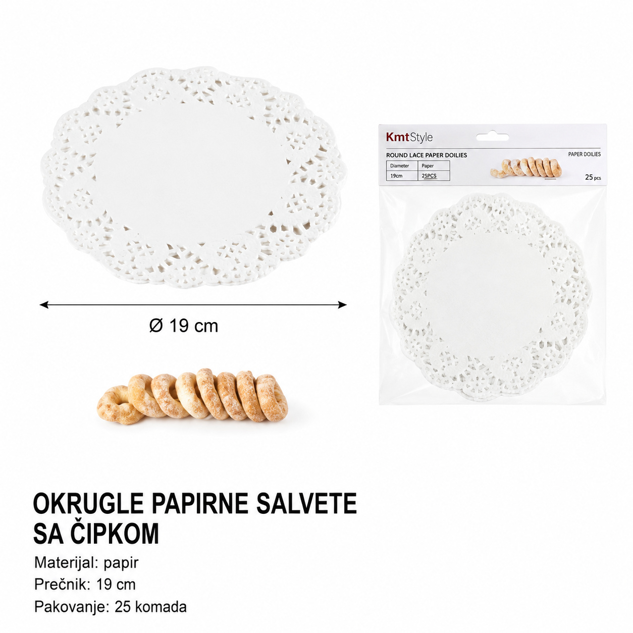 KMT Beli ukrasna traka dno papirna 5403533
