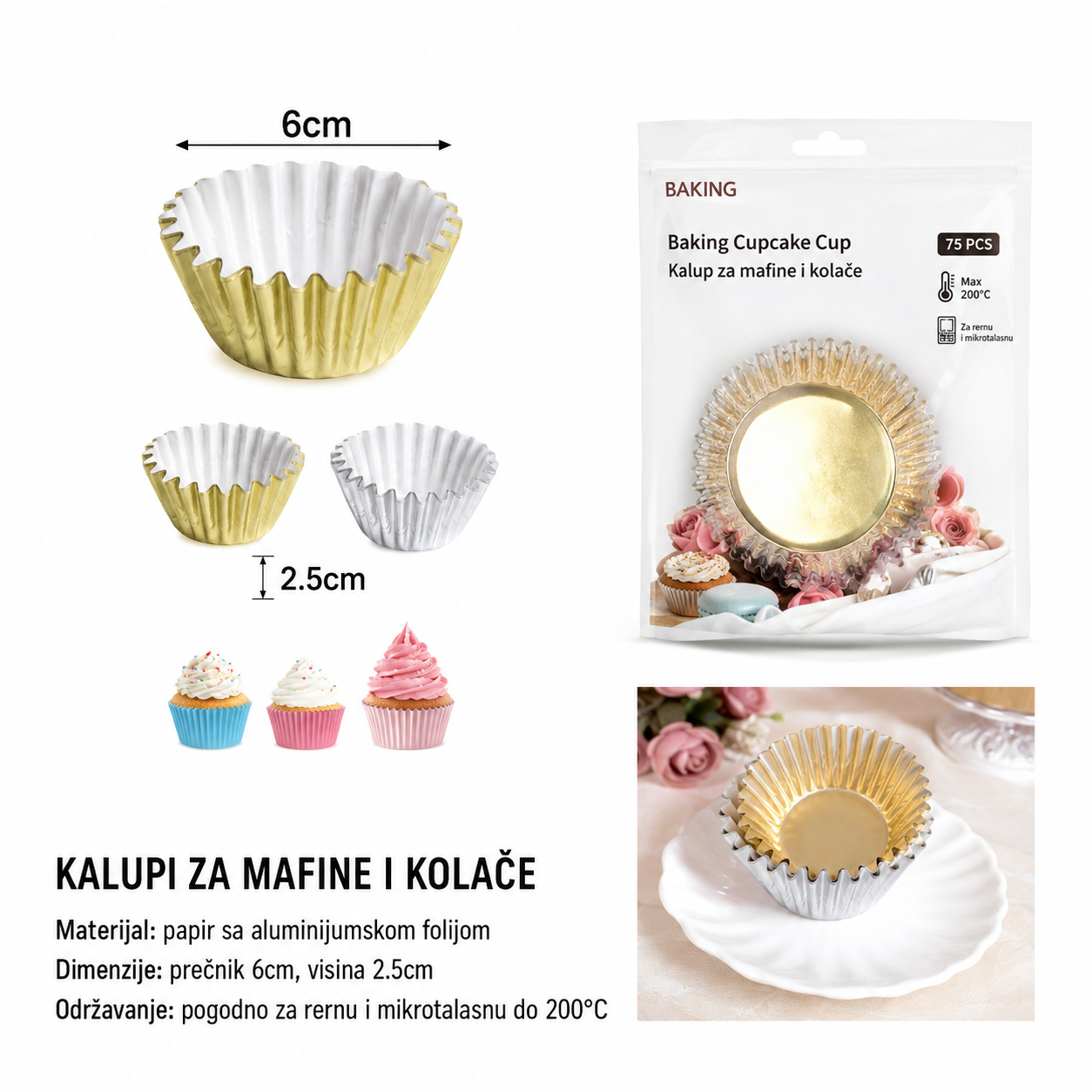 KMT Papirna podloga za tortu čaša 5403553