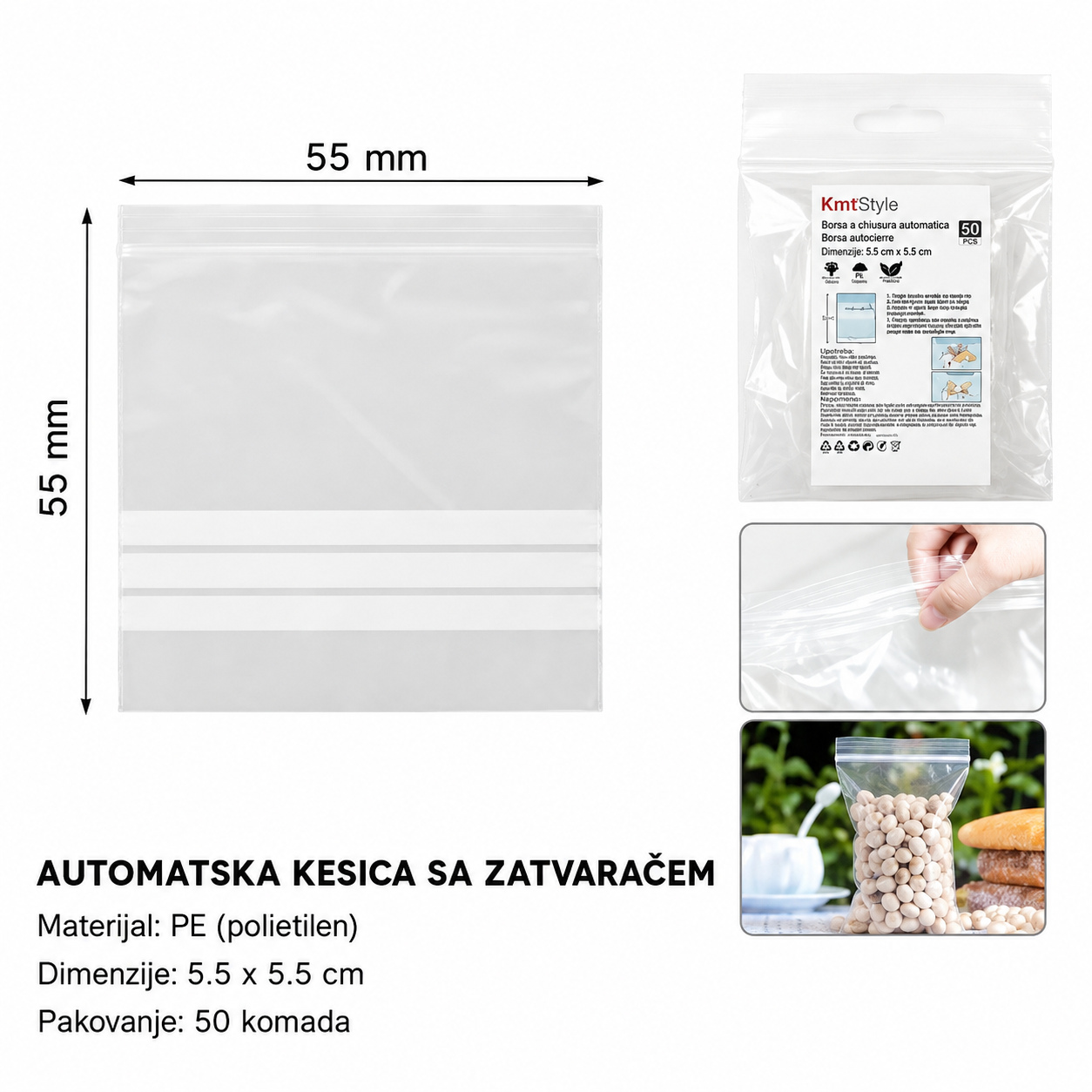 KMT Kese sa zatvaračem 5403803