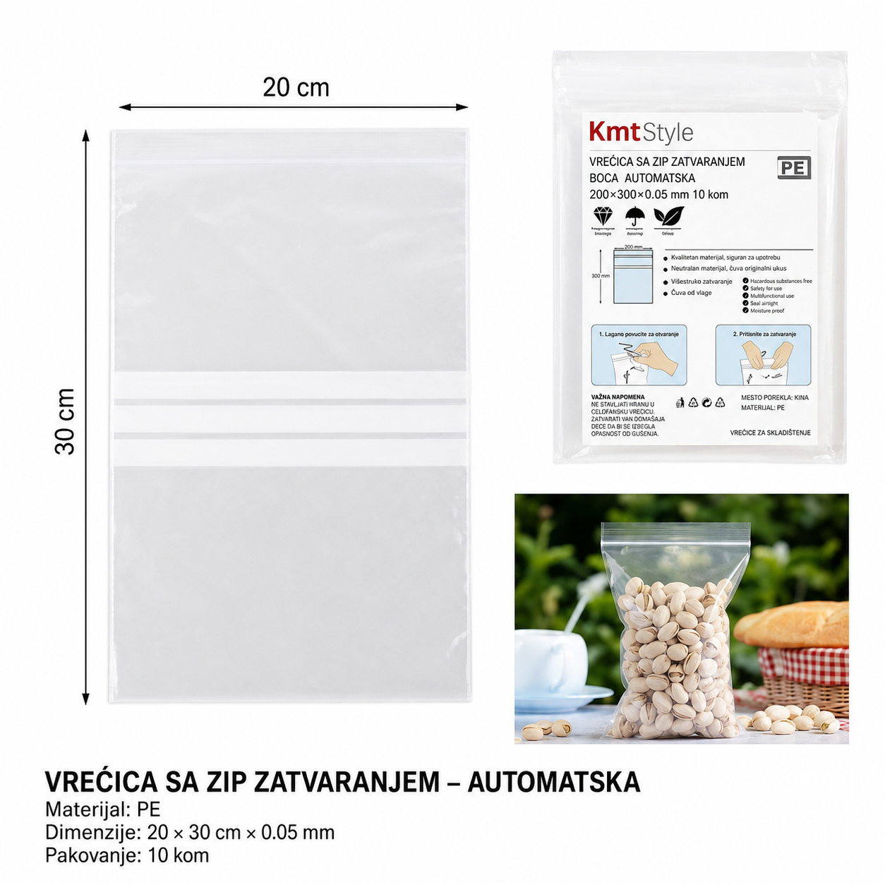 KMT Kese sa zatvaračem 5403807