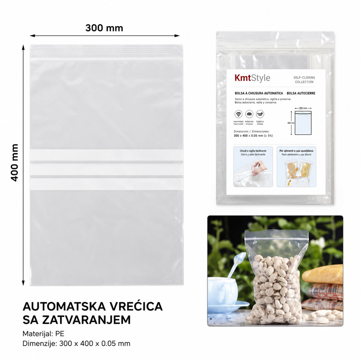 KMT Kese sa zatvaračem 5403809