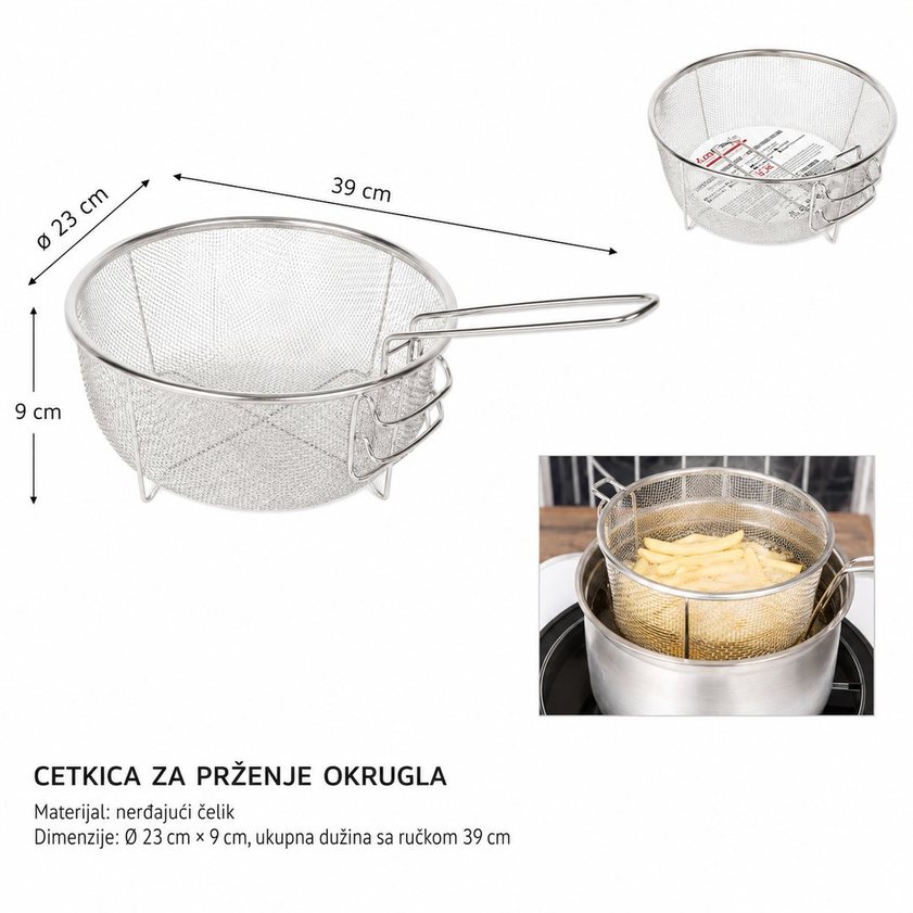 KMT Okrugla korpa za prženje 5403886-A