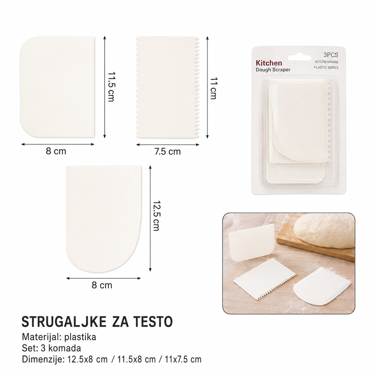 KMT Kalup za kolače plastična silikonska špatula 5403999