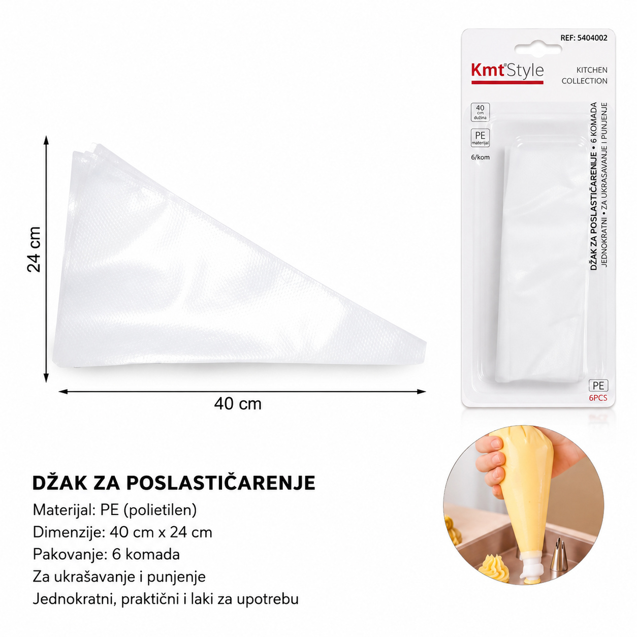 KMT Nož za puter vreća 5404002