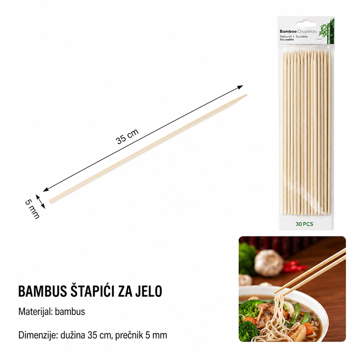 KMT Bambusovi štapići 5404246