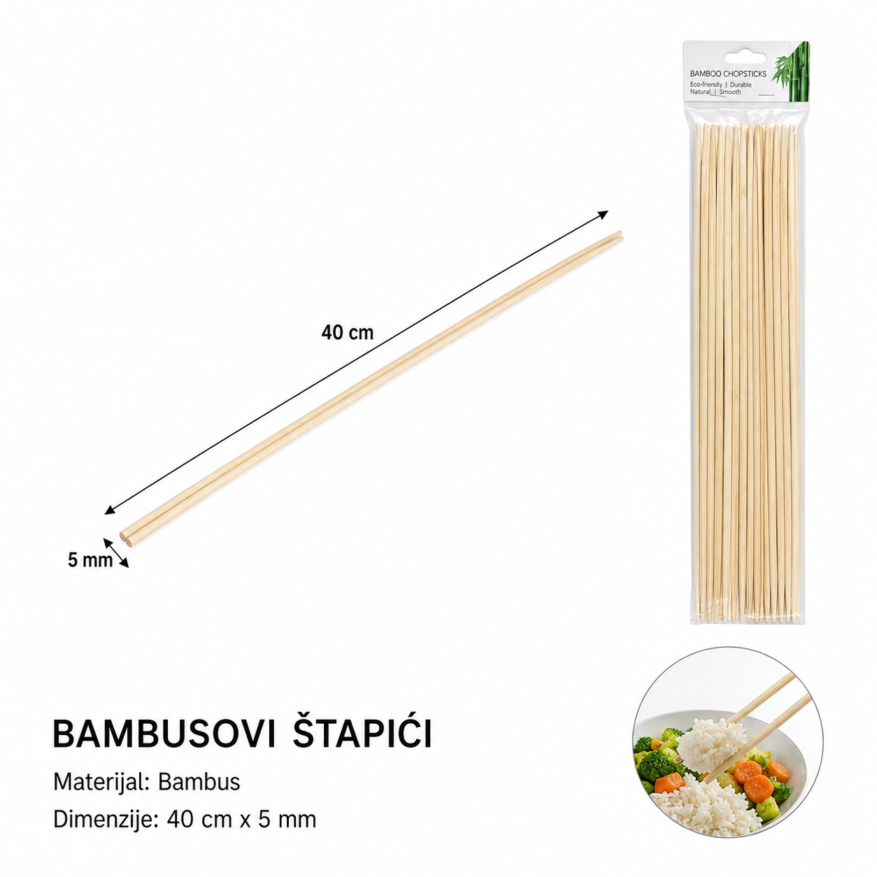 KMT Bambusovi štapići 5404247
