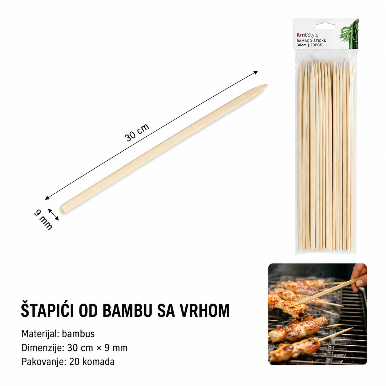 KMT Bambusovi štapići 5404249