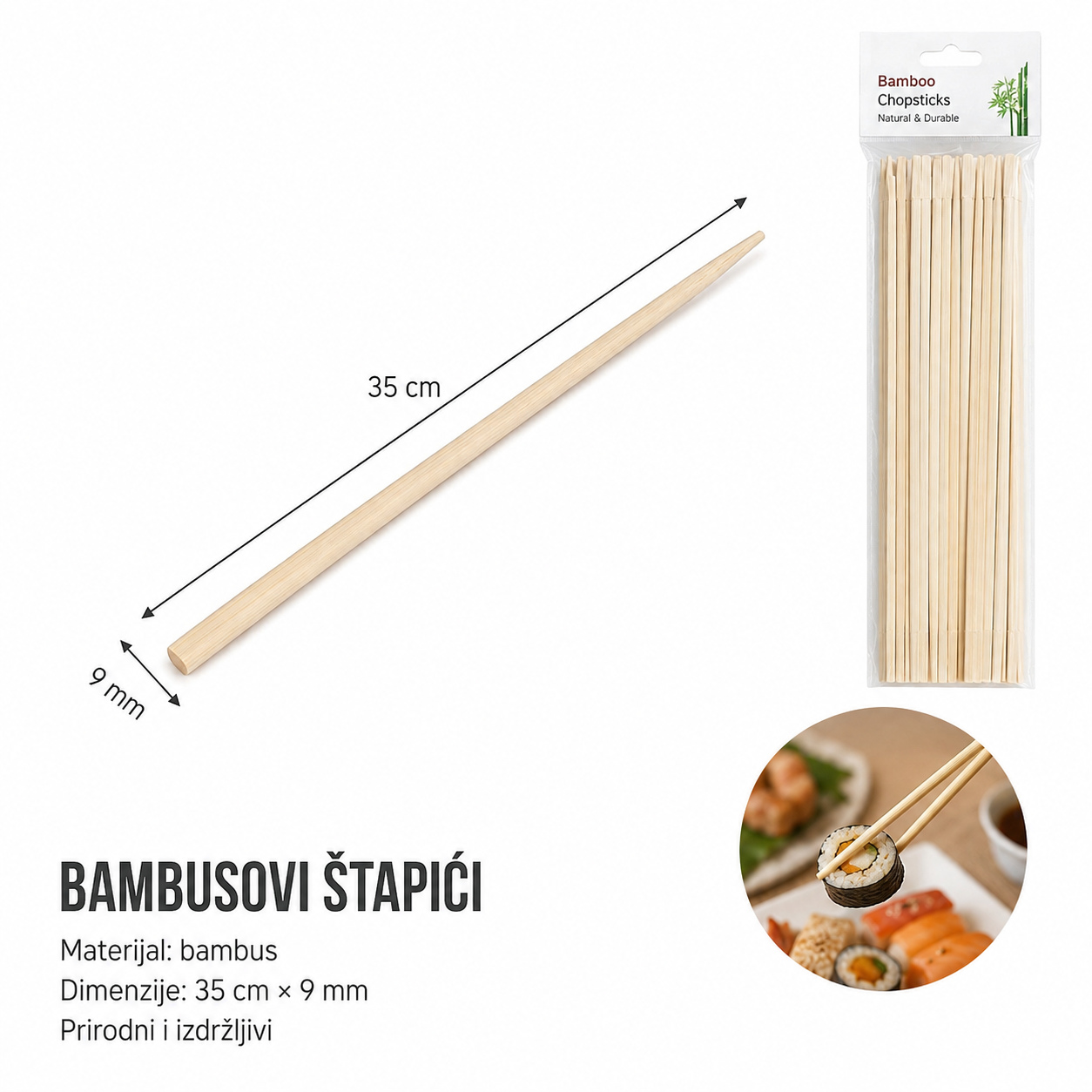 KMT Bambusovi štapići 5404250