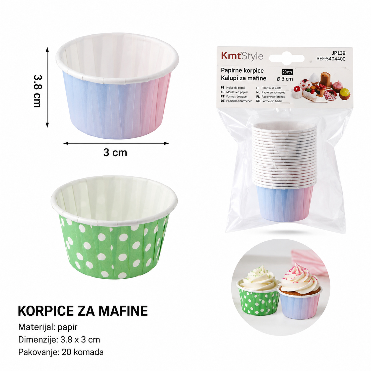 KMT Korpice za mafine 5404400