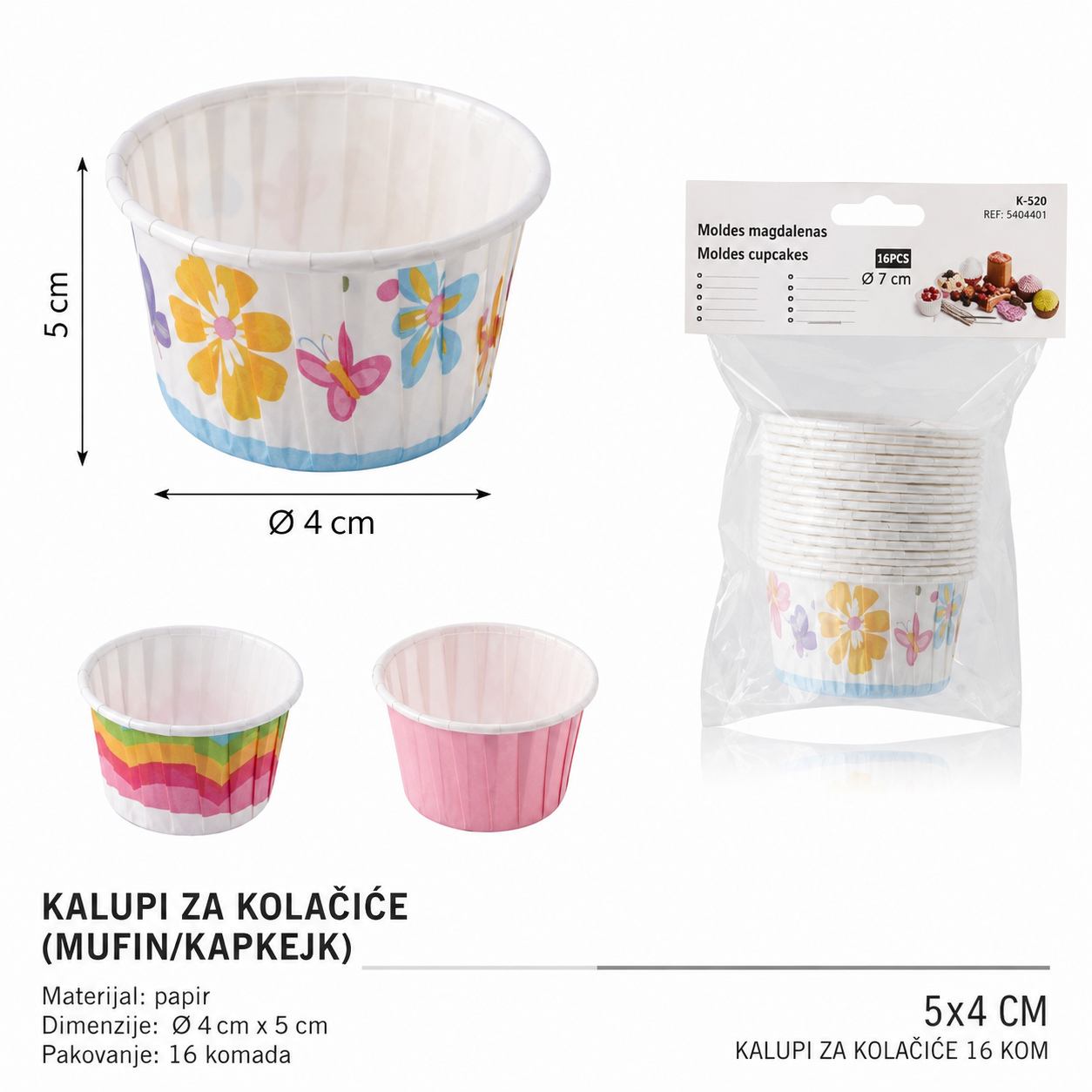 KMT Korpice za mafine 5404401
