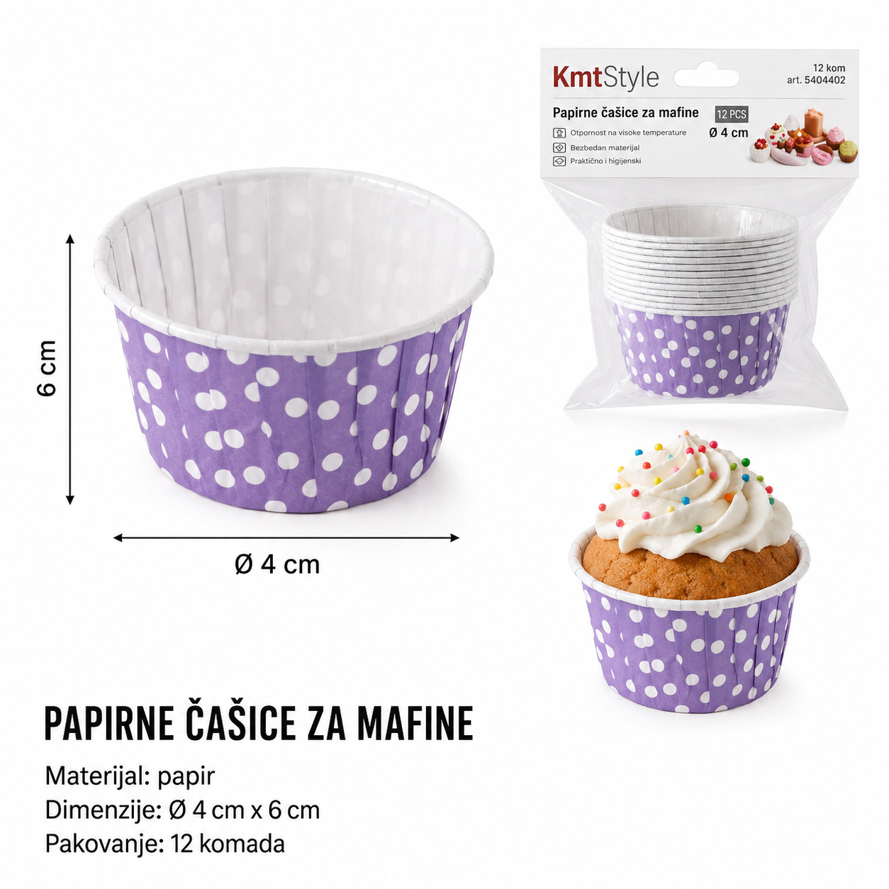 KMT Korpice za mafine 5404402