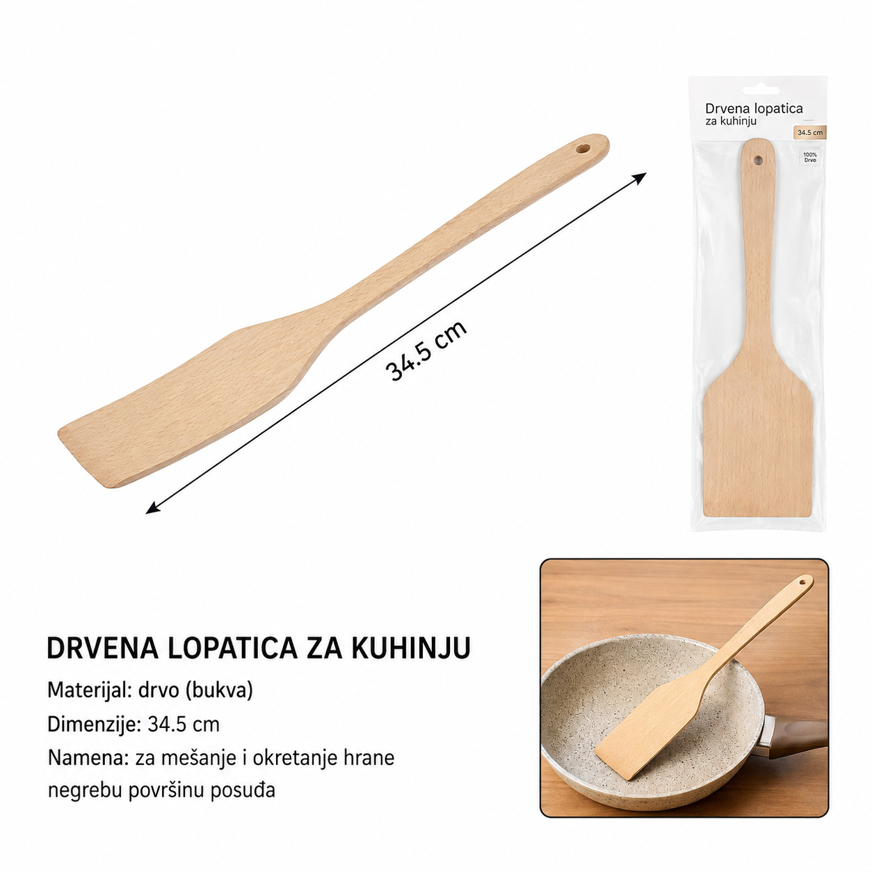 KMT Srednji daska za sečenje lopata 5404413