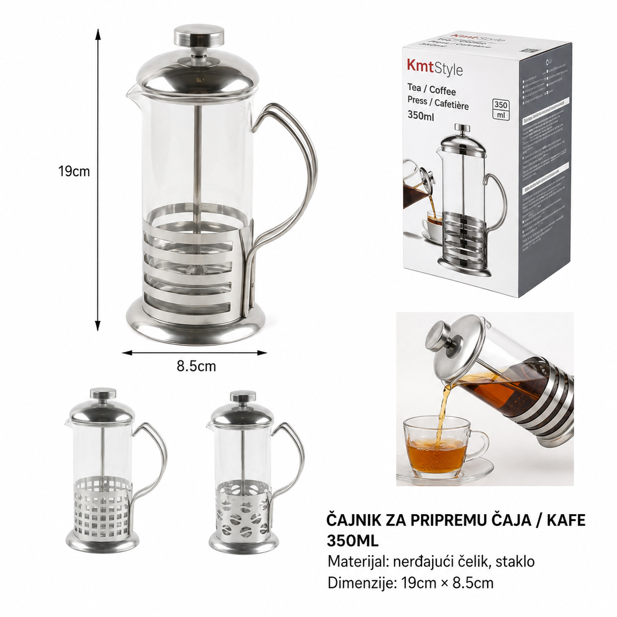 KMT Crni infuzer za čaj 5404625