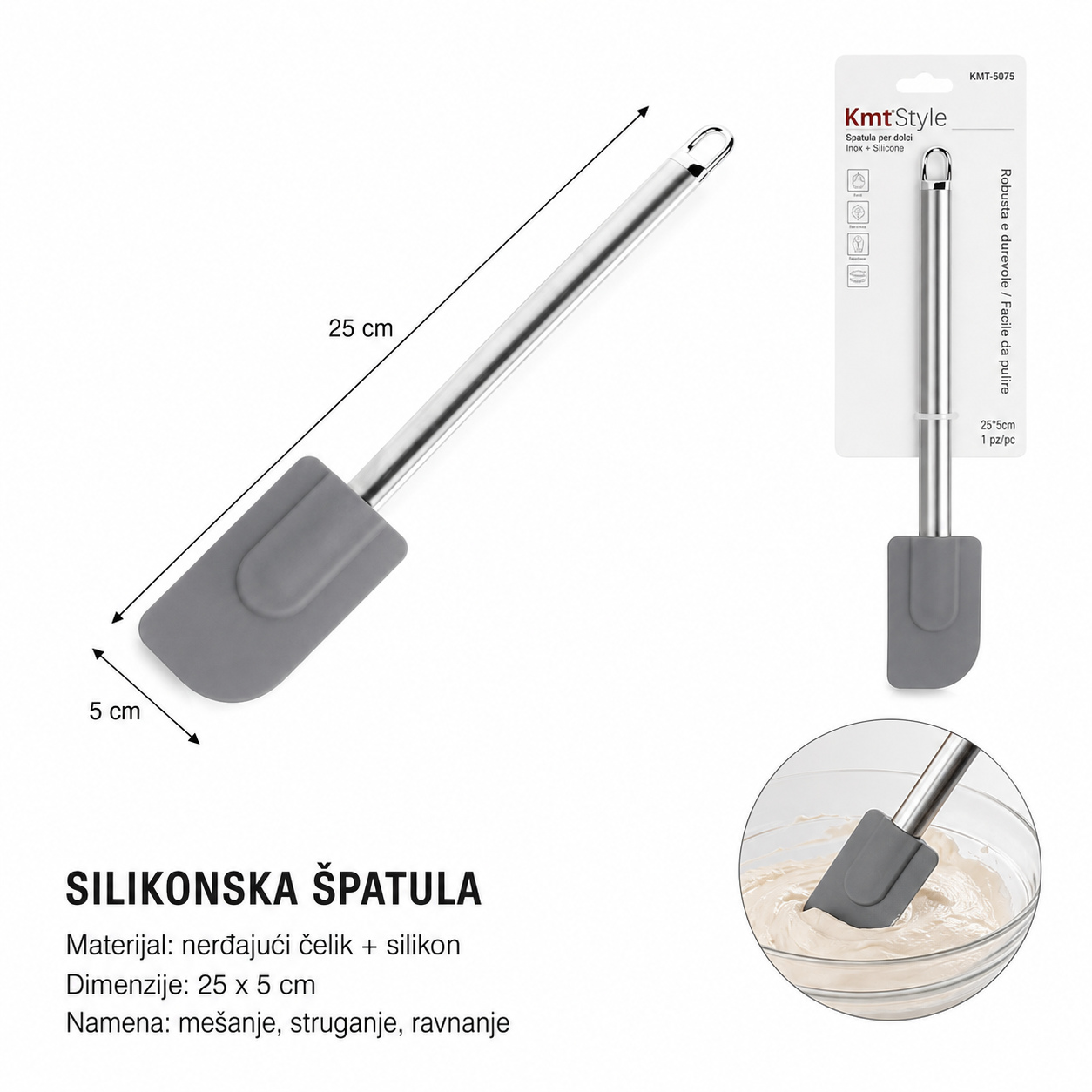 KMT Čelika drška nož za puter 5404755